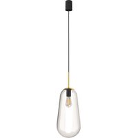 Suspension Nowodvorski PEAR verre laiton E27 Ø22cm