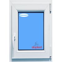 Ventana PVC 800x1000 Blanca Oscilobatiente Derecha Vidrio Transparente