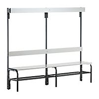 Sypro Panca in acciaio inox per spogliatoi alt x prof 1650 x