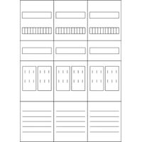 Eaton Zählerfeld 1050mm, 6ZP, 5pol. ZSD-Z37B0022