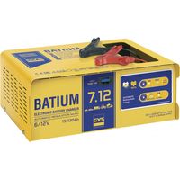 GYS – Chargeur de batterie moto 6/12 V – Charge automatique à partir de 2 V – Protection électronique – Pinces isolées