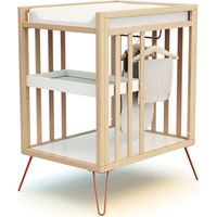 JURABABY - Table à langer 2 étagères ONLY en bois 76 x 56 x 94 cm