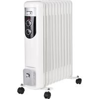 Ölradiator mit Rollen 11 Rippen 3 Stufen 2500 Watt 60x51cm