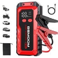 BSMOOM Y5 – Démarreur de batterie portable 7000A, batterie externe, lampe LED 3‑en‑1, écran numérique – Pour voiture, moto, camion, bateau