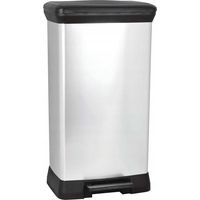 Pattumiera Curver in metallo con pedale 50 L
