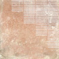 Carrelage effet terre cuite CHATEAU Lines - 18.5x18.5cm Cotto - Mat Lines - 18.5x18.5 cm Cotto - Mat - - boîte de 0.41 m2