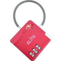 Cadenas à code TSA Elite - Rouge - Noir -