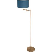 Mexlite - lampadaire - Bella - bronze - métal velours tissu - Ø