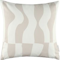 TOM TAILOR housse de coussin MODERN WAVES - 1 pièce 45x45 cm, beige