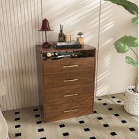 Mueble almacenamiento con espejo y cristal OKMYHOME