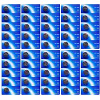 Lot de 50 Piles bouton plates lithium 3V type CR1632 compatibles BR1632/BR 1632/BR-1632/CR1632/CR 1632 - Juanio -