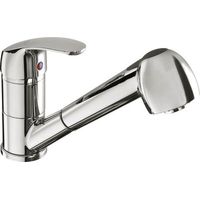 Mitigeur d'évier hospitalier - SANIFIRST - Bec orientable avec douchette extractible