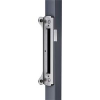 Locinox – Gâche pour crémone 40-60 mm – Acier inoxydable – Fixation Quick-Fix – Butée réglable avec joint amortissant – Système anti-vandalisme