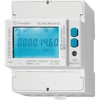 Contador de energía finder 8012823433240 80 amperios doble tarifa