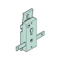 Serrure réversible pour porte de garage basculante – 4 pênes – Cylindre européen – Entraxe 60mm – Boîtier 138x64x23mm