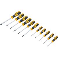 BGS 7845 T-BAR TOURNEVIS DE PRÉCISION AVEC TROU DE VISAGE, 11 PCS.