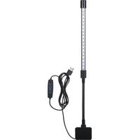 D C 5V 7W 18 LED Aquarium Light Fish Jar Clamp Clip View Lamp USB Powered Operated 3 Lighting Colors