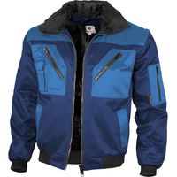Qualitex Pilotenjacke zweifarbig, Größe: L, Farbe: marine/royal