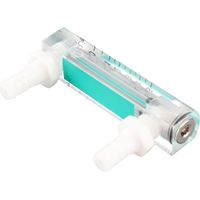 Débitmètre de Gaz, Débitmètre 15 LPM Débitmètre Oxygène Dioxyde de Carbone Débitmètre de Mesure pour Contrôler le Débit de Gaz
