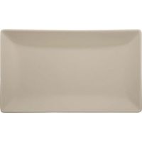 Morini Boston, vassoio rettangolare sabbia cm 34x22, in porcellana colorata