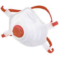 GIME 2575496 Masque anti poussières fines avec valve FFP3 10 pc(s) EN 149:2001 + A1:2009 DIN 149:2001 + A1:2009