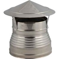 DOPPELWANDIGER SCHORNSTEIN MIT „CHINESISCHER“ HAUBE Ø 80/130 MM