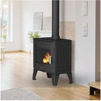 Stufa a legna nera da 8,7kw - FR9016210B - supra