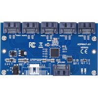 Carte d'extension SATA 1 vers 5 ports (multiplicateur de ports SATA)
