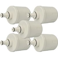 vhbw 5x Fridge Water Filter compatible with Samsung RB215BSSB, RH269LBSH, RB215BSBB, RS21DABB1, RS-21FANS, RS21DGRS1 Refrigerator