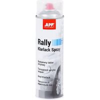 Bombe de vernis - Brillant - Transparent - Acrylique - Toutes surfaces - APP Rally - 600ml