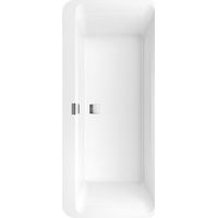 Sistema idromassaggio, Squaro Edge 12, Vasca da bagno, UBQ180SQE7DV, ovale, Quaryl®, 1800 x 800 mm, bianco, Hydropool Comfort (HC),