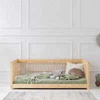 Letto banquette 70x140 sommier incluso Perrine Legno