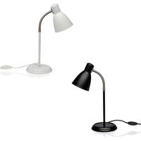Lampada da tavolo snodabile regolabile luce da lettura con piantana in metallo per ufficio camera da letto - colorigenerali: BIANCO