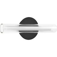 Aplique OSLO negro mate 8W