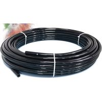 SUPERFOG - Rouleau de 100 mètres de tuyau en polyamide 1/4". Haute résistance. Pression de rupture 140 Bar. Couleur noire.