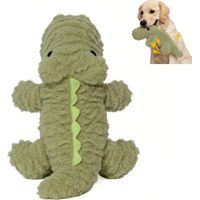 Crocodile en peluche pour chien – doux, sonore et parfait pour des moments de jeu