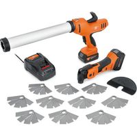 FEIN Presse à cartouches sans fil et MultiMaster sans fil AKP 18-600 AS set réno