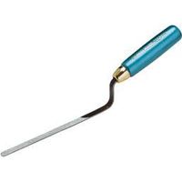Jung Henkelmann Hamburger Fugenkelle Carbonstahl 12 mm Flacher Hals Holzgriff