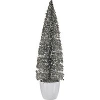 Sapin de Noël - Non spécifié - Argenté - Blanc - 10 x 38 x 10 cm