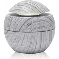 Herzberg Umidificatore d'aria Diffusore di oli aromatici Grigio