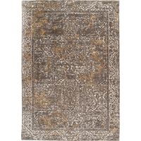 Tapis oriental beige à poil court doux intérieur - 230 x 160 cm