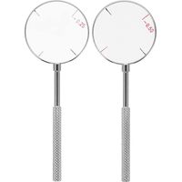 2 lentilles Trivex 50 dioptries, lentilles optiques sphériques