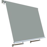 Garden Friend Fallschirmmarkise mit Armen Grau H. 245 L. 300