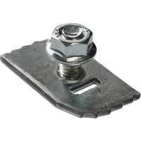 Kintech – Clameau quart de tour 40,5 x 23 mm – Acier galvanisé Z275 – Fixation M6 sertie – Compatible Rehau D6, Schuco CT70, Trocal, Innonova - CT70Trocal