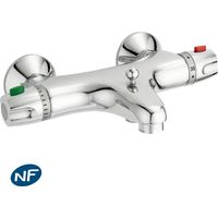 Huber Glam mezclador para bañera y ducha termostático cromado