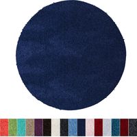 Tapis de bain Sky Soft Polyester Bleu foncé 95 cm de diamètre