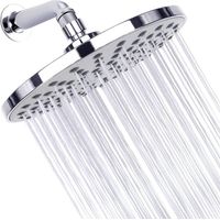 Accessoires de douche douche douche douche douche douche ronde huit pouces plaqué Lotus tête de pulvérisation transfrontalière sombre