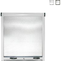 Mosquitera enrollable en kit universal reducible para ventanas verticales EASY-UP Blanco 80x170
