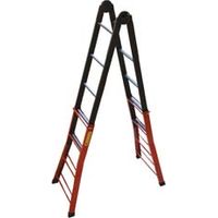 SCALA TELESCOPICA PHENOMENA IN ACCIAIO ACAL 100 4+5 gr. altezza max cm.444h. Kg.13 SICOS