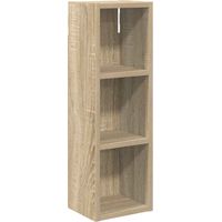vidaXL Armoire murale de salle de bain Chêne Sonoma 20 x 16 x 62,5 cm